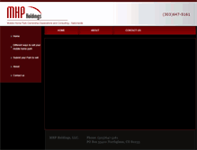 Tablet Screenshot of mhpholdings.com